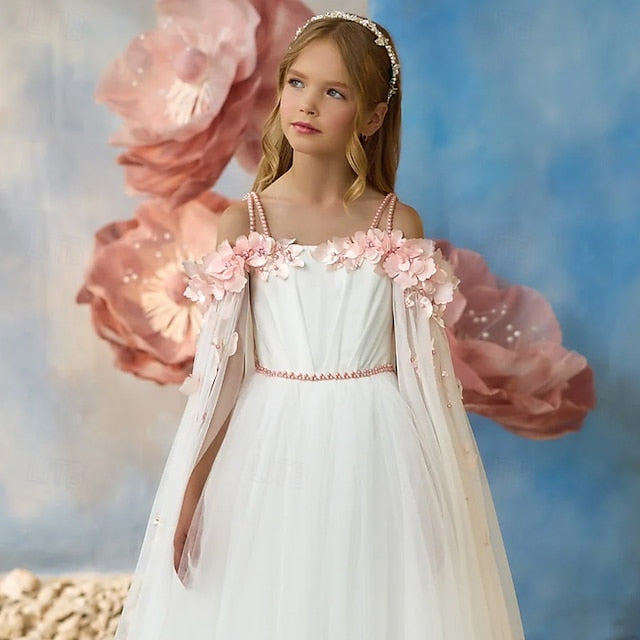 Girl Dress Party Flower Communion First Girls'