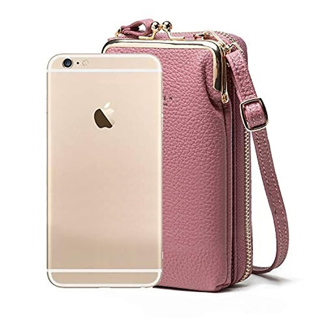 Bag Gold Women's Faux with Frame Leather Black Crossbody