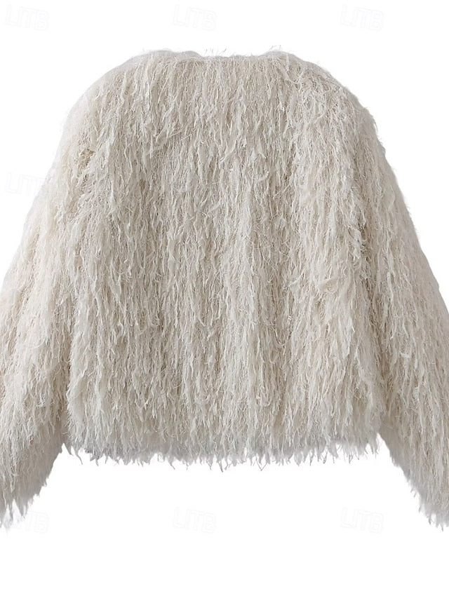 Leathers Women's Coat Comfortable Fur Faux Furs