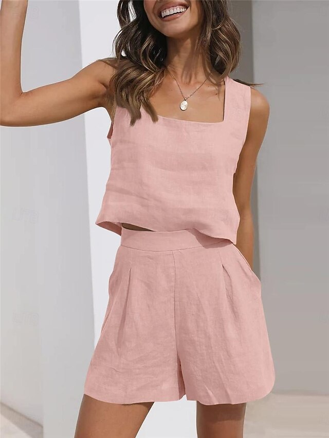 Women's Loungewear Sets Pure Color Fashion Basic Street