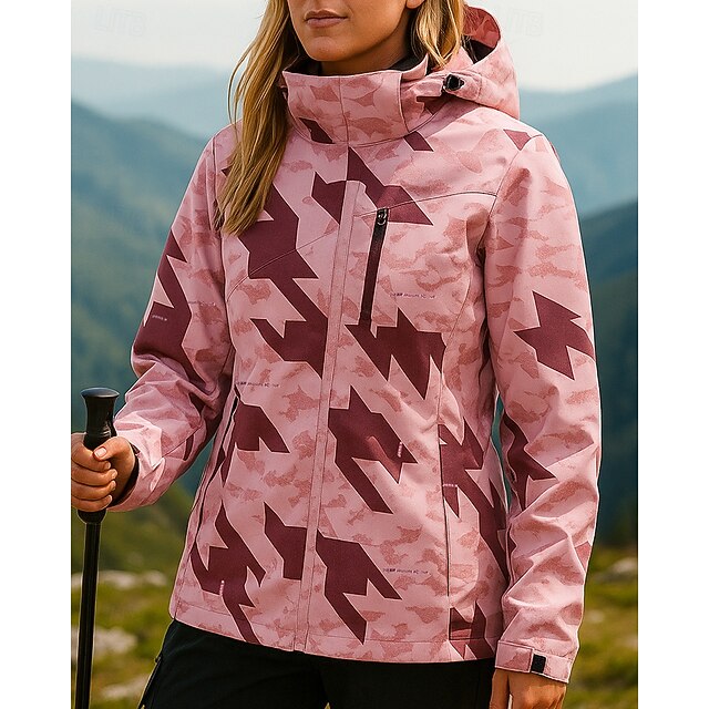 Women's Windbreaker Softshell Jacket Hiking Jacket Outdoor