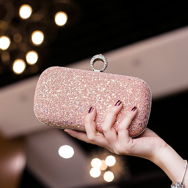 Bags Women's Leather Evening Bag Clutch Wristlet PU