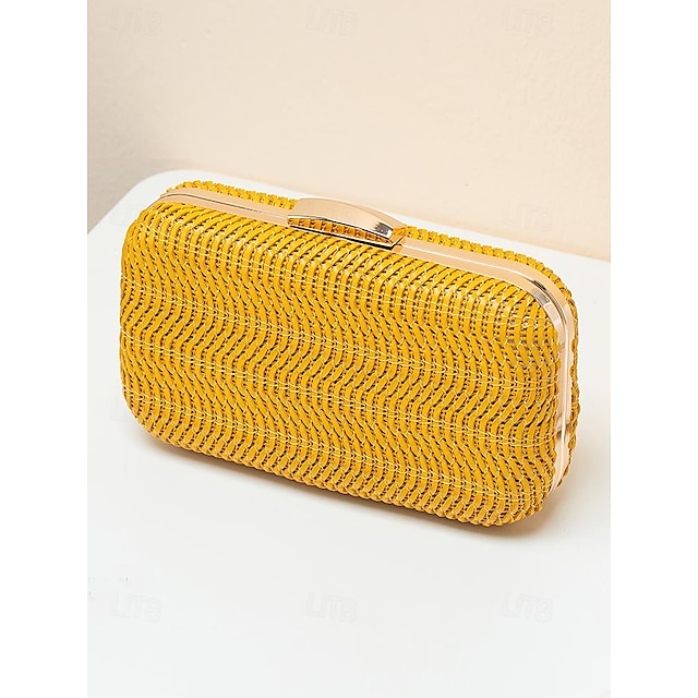 Leather Wristlet Party Evening PU Women's Clutch Bag