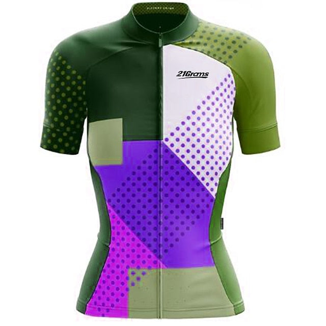 21Grams Women's Short Sleeve Cycling Jersey Spandex