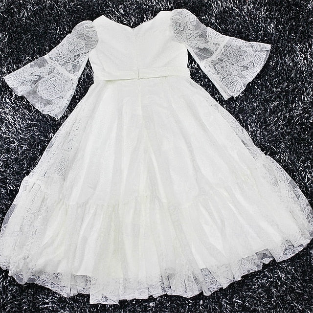 Flower Lace Girls' Dress Girl Kid's Formal