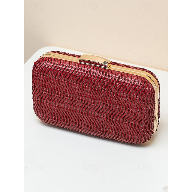Clutch Bag Wristlet Leather Women's Evening PU Party