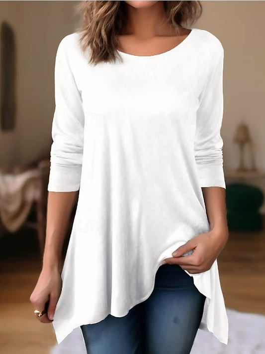 Women's Tunic Print Graphic Plain Elegant Vintage Fashion