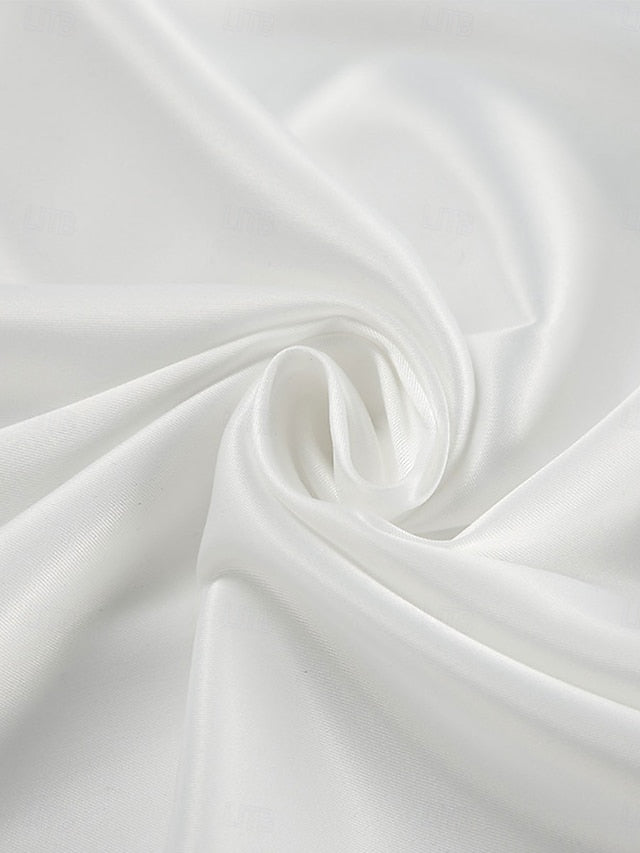 Women's Shirt Elegant Dressy Satin Top Solid Color Stylish