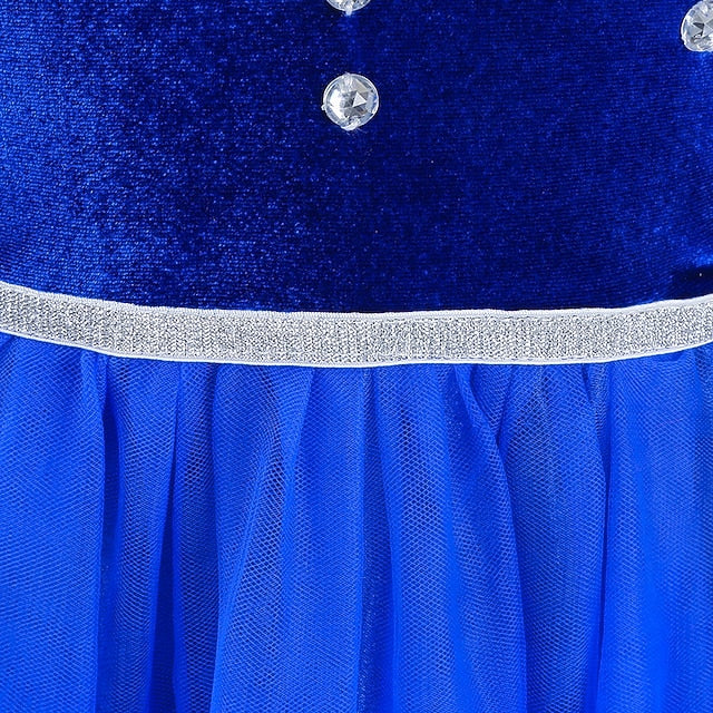 Girl Dress Theme Fairytale Elsa Frozen Princess Party Flower