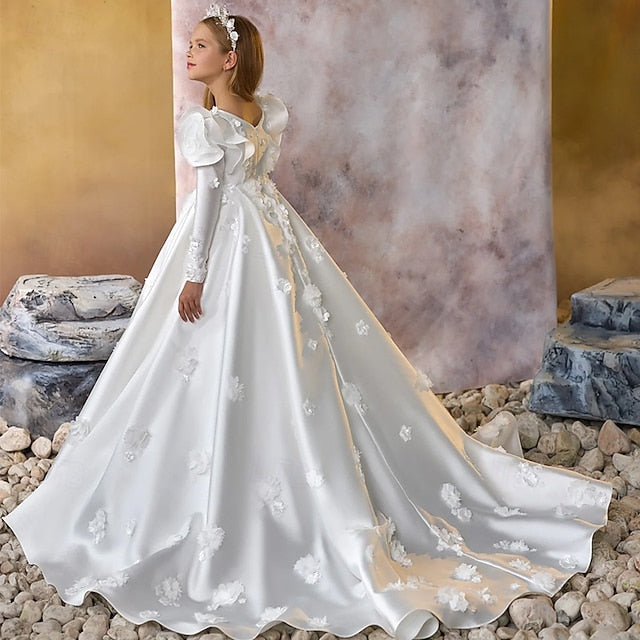 Formal Dress Flower Girl First Girls' Communion