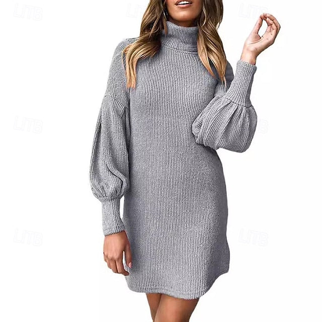 Women's Mini Dress Black Dress Casual Dress Fashion Modern