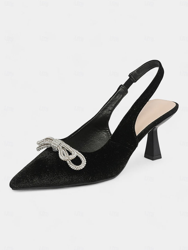 Velvet Toe – Women's Cocktail Pointed Heels Slingback