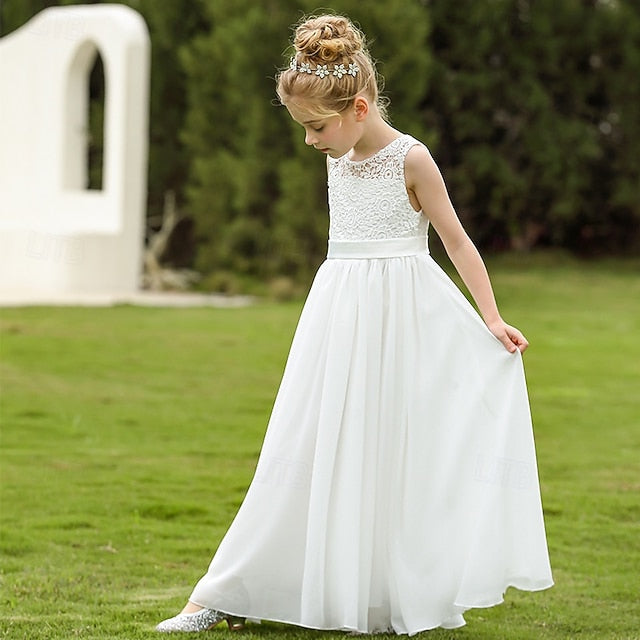 Girls' Dress Flower Girl Lace Kid's Formal