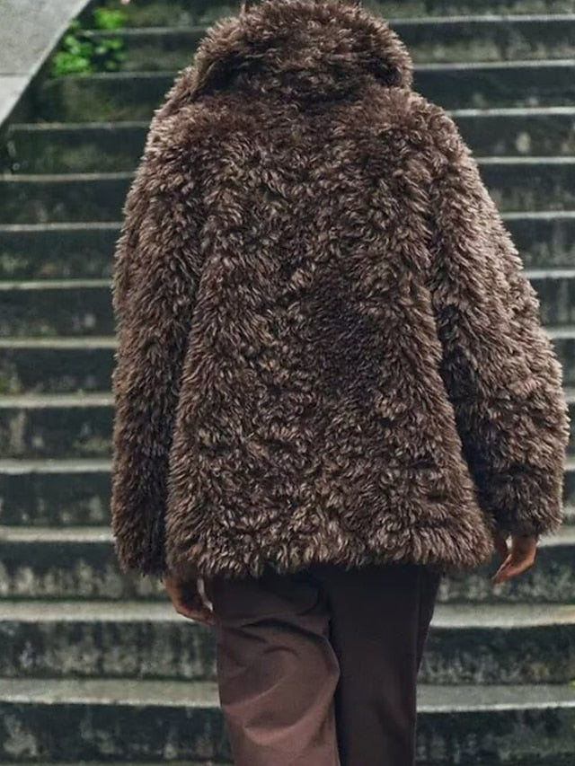 Teddy Warm Faux Coat Women's Furs Fur Comfortable