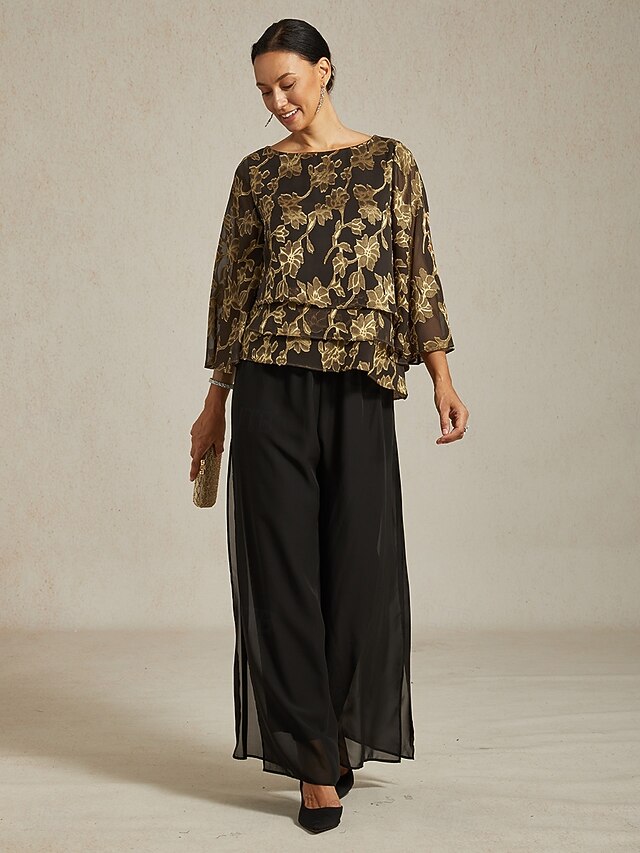 Women's Blouse Chiffon Tops Lace Floral Elegant Stylish