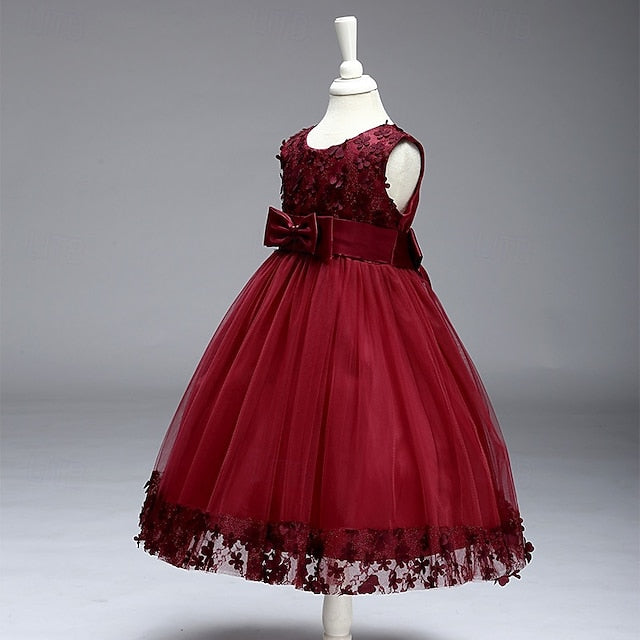 Girl Flower Girls' Princess Kid's Dress