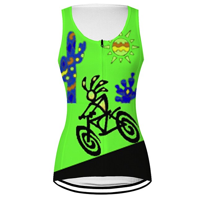 Women's Cycling Vest Cycling Jersey Graphic Sleeveless Bike