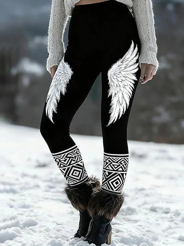 Women's Viking Leggings Vacation Vintage Ethnic Style Full
