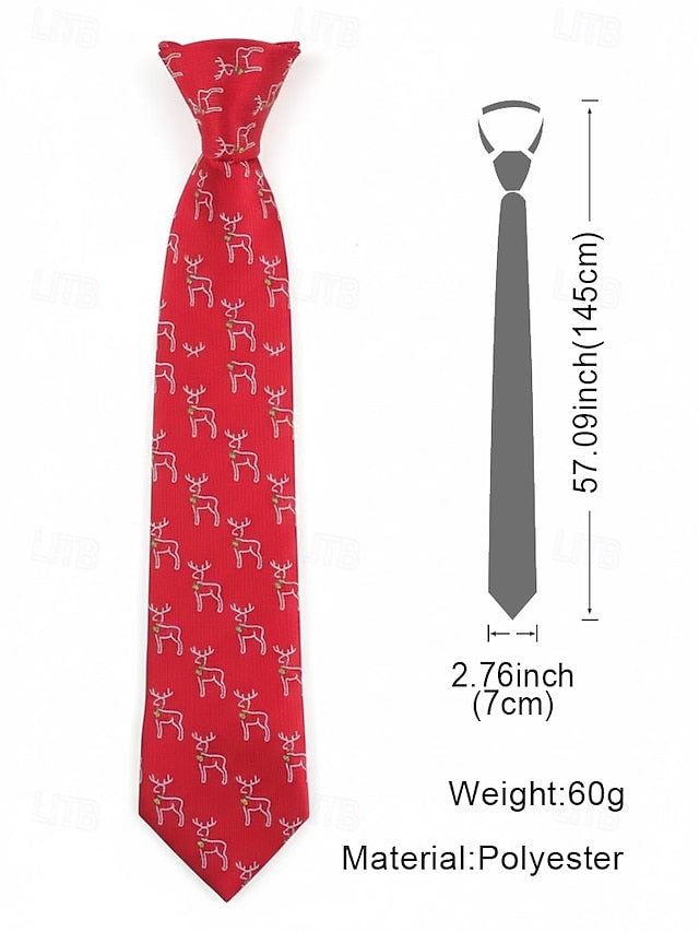 Christmas Santa with Necktie Men's