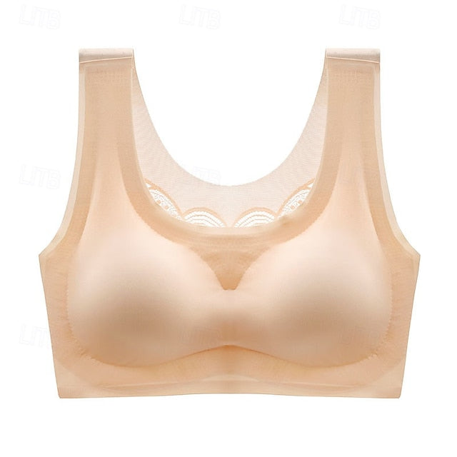 Women's Light Support Sports Bra Running Bra Removable Pad