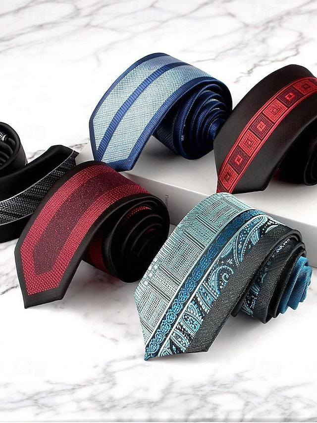 Men's Classic Necktie with Pattern Polyester