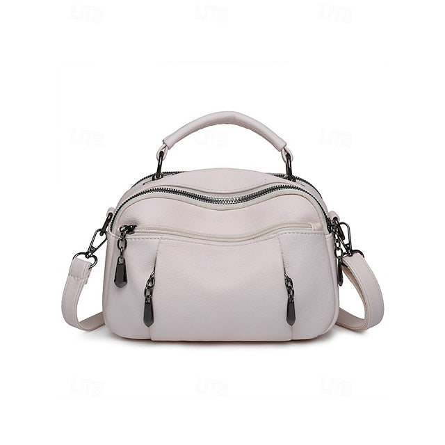 Crossbody Leather Faux Bag Women's