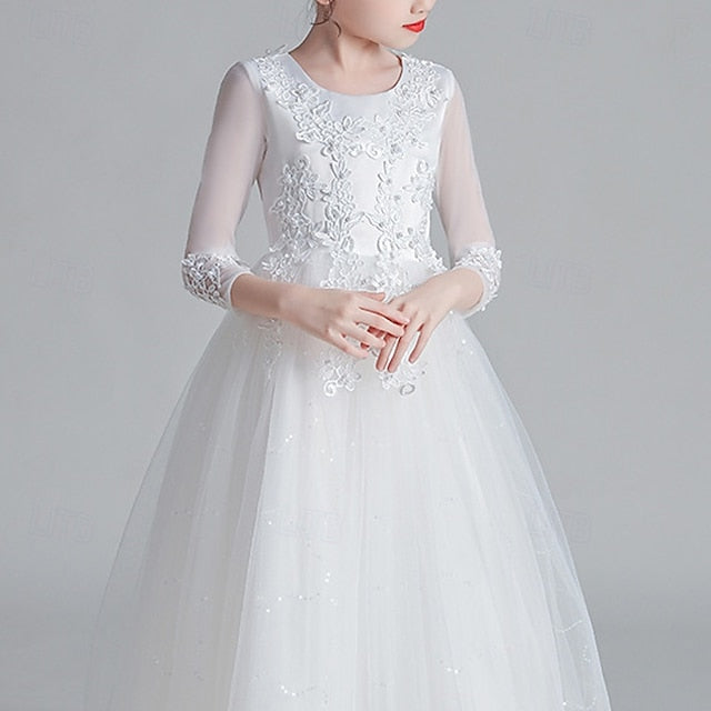Girls' Princess Dress Kid's Girl Flower
