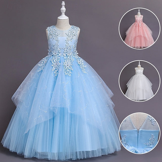 Dress Kid's Princess Flower Girl Girls'