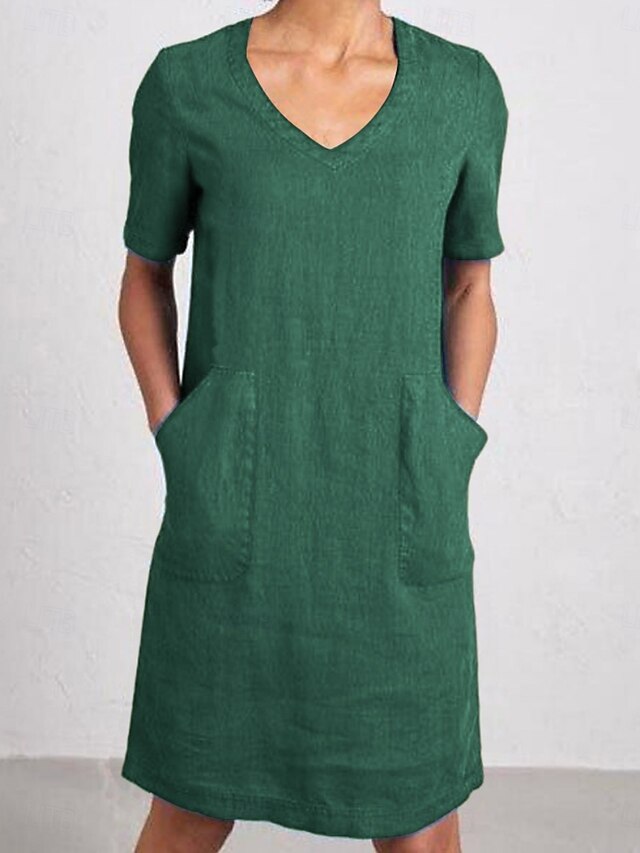 Women's Midi Dress Summer Dress Casual Daily Regular Fit