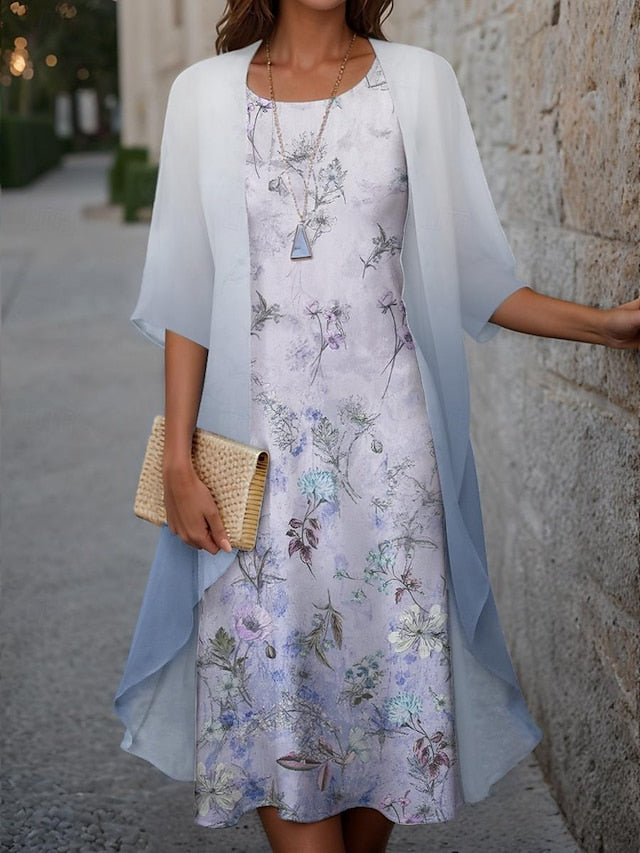 Women's Graduation Dress Midi Dress Wedding Guest Cocktail