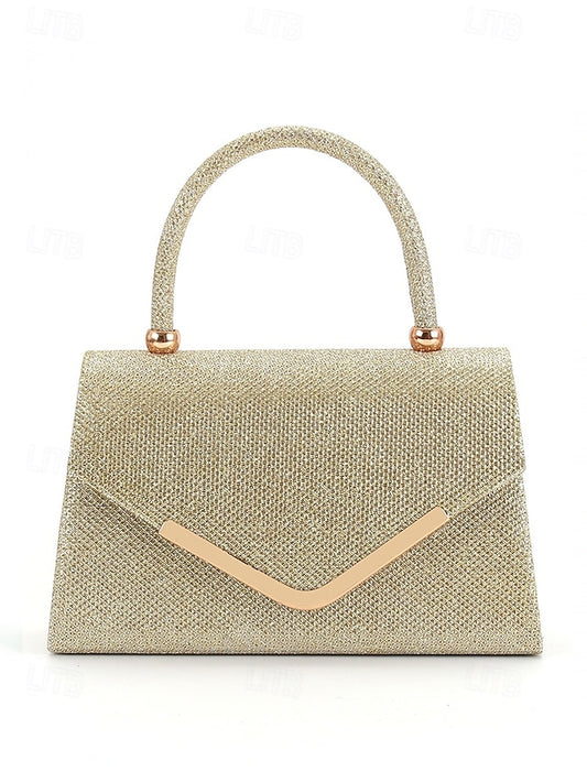 Chain Glitter – Bag with Women's Evening Clutch Strap