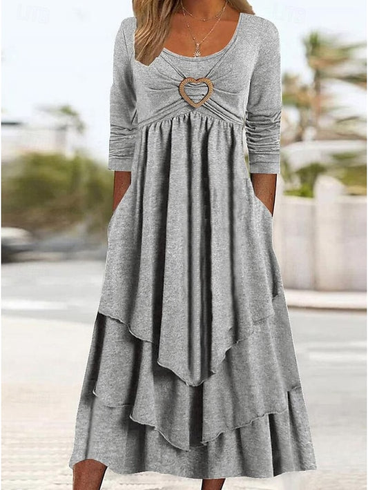 Women's Midi Dress Casual Dress Fashion Modern Daily