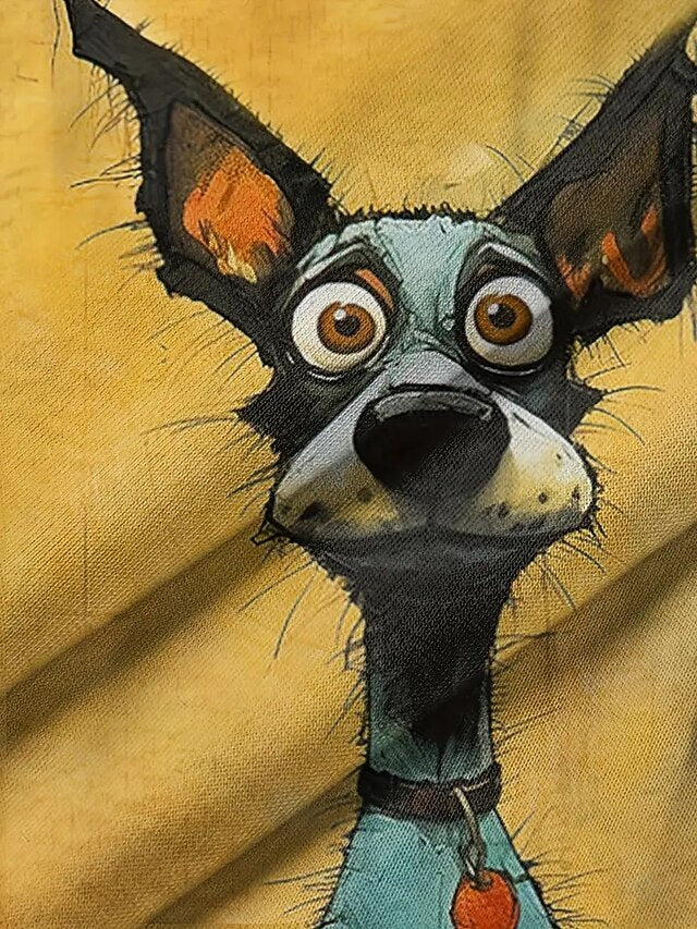 Women's T Shirt Summer Tops Print Graphic Dog Classic