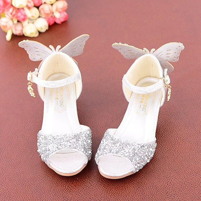Glittery Butterfly Princess Shoes Girls' �?Sparkly