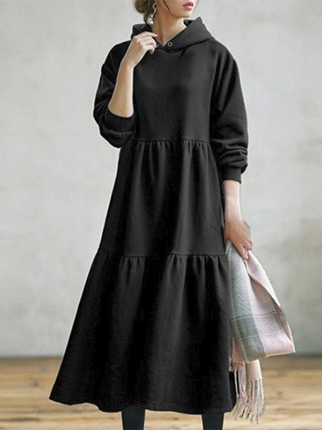 Women's Maxi Dress A Line Dress Casual Daily Loose Fit