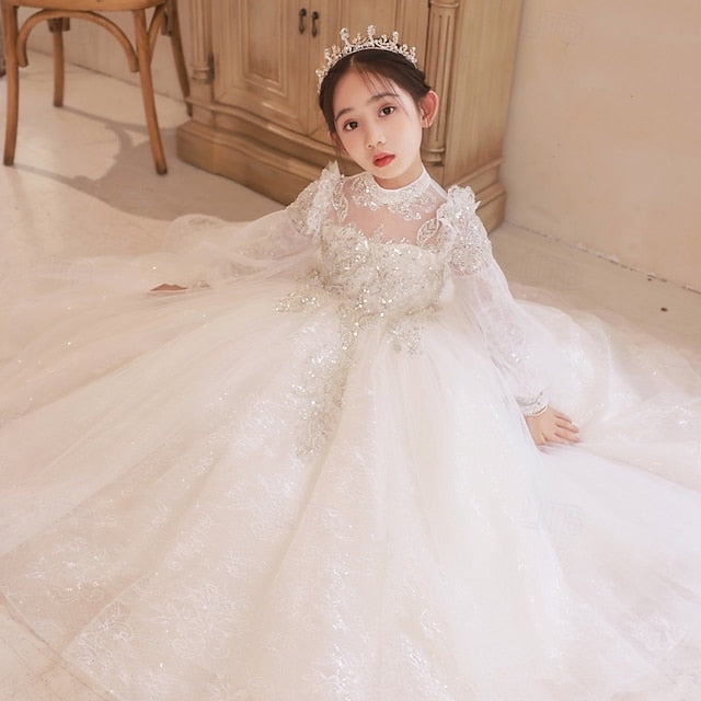 Princess Flower Dress Girl Kid's Girls'