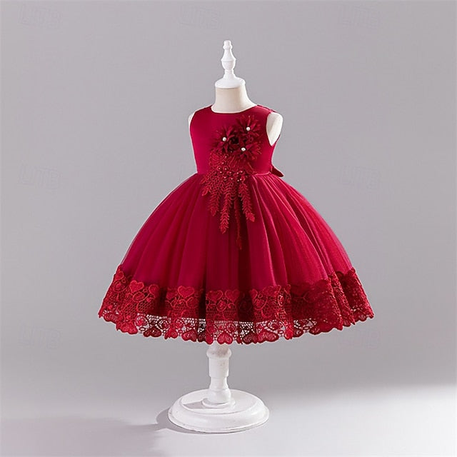 Flower Dress Girl Kid's Princess Girls'