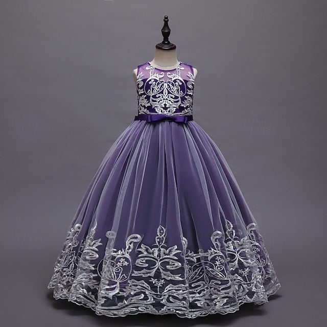 Princess Kid's Girl Flower Dress Girls'