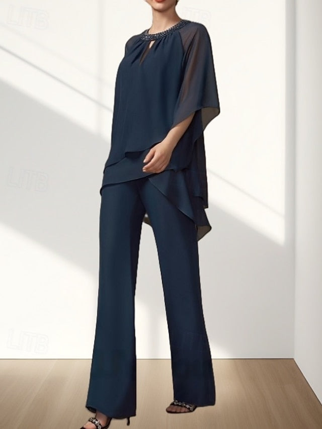 of Two Guest Pantsuit Piece Bride the Dress Mother Wedding