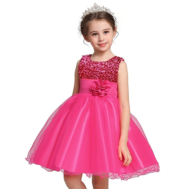 Girls' Wedding Party Girl Dress Flower