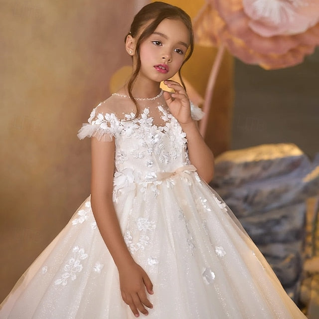 Girls' Kids Dress Communion Girl Party First Flower