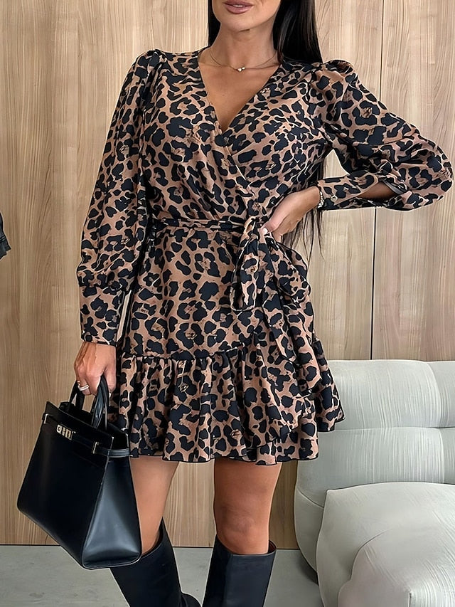 Women's Mini Dress Casual Dress Print Dress Elegant Fashion