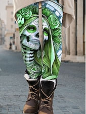 Women's Leggings Vacation Vintage Fashion Full Length High