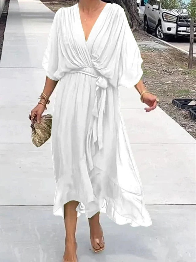 Women's Midi Dress Cocktail Dress Wedding Guest Dress
