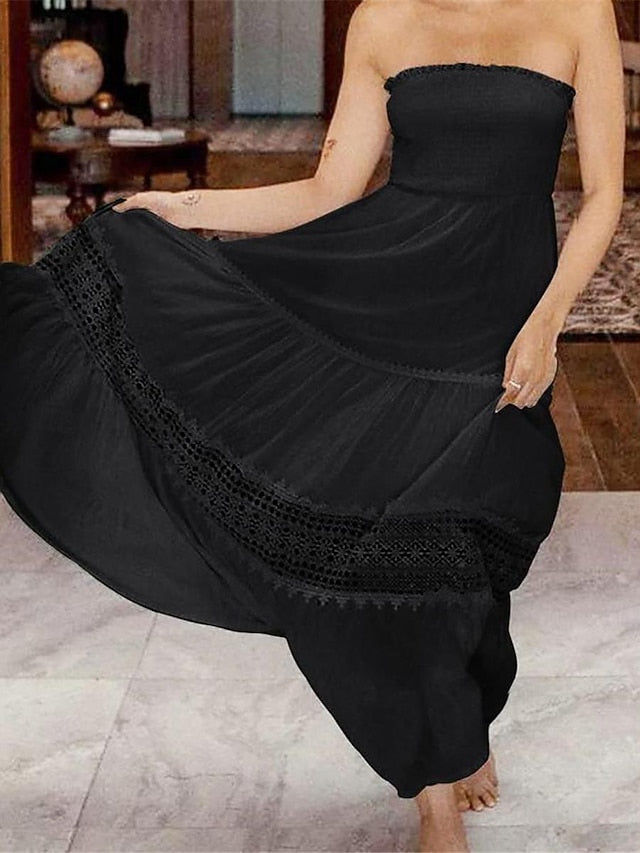 Women's Long Dress Maxi Dress White Dress Casual Dress