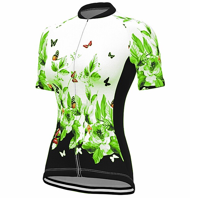 Women's Cycling Jersey Butterfly Floral Botanical Flower