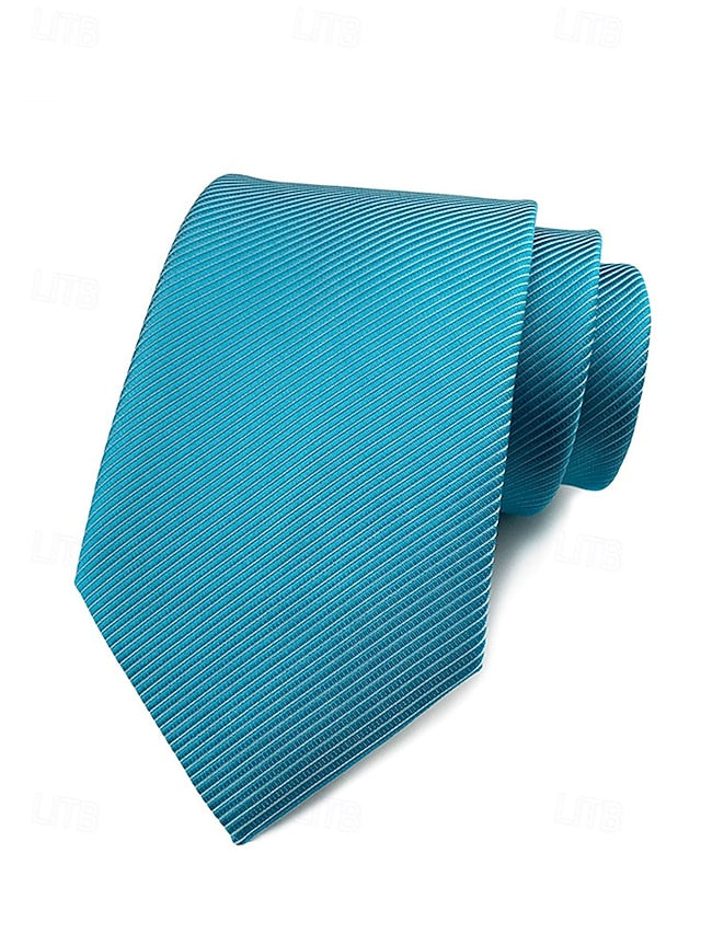 Men's striped tie satin