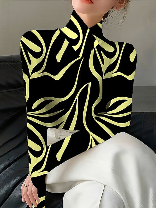 Women's T Shirt Graphic Geometry Elegant Vintage Stylish