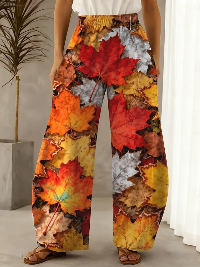 Women's Wide Leg Pants Trousers Palazzo Pants Vacation