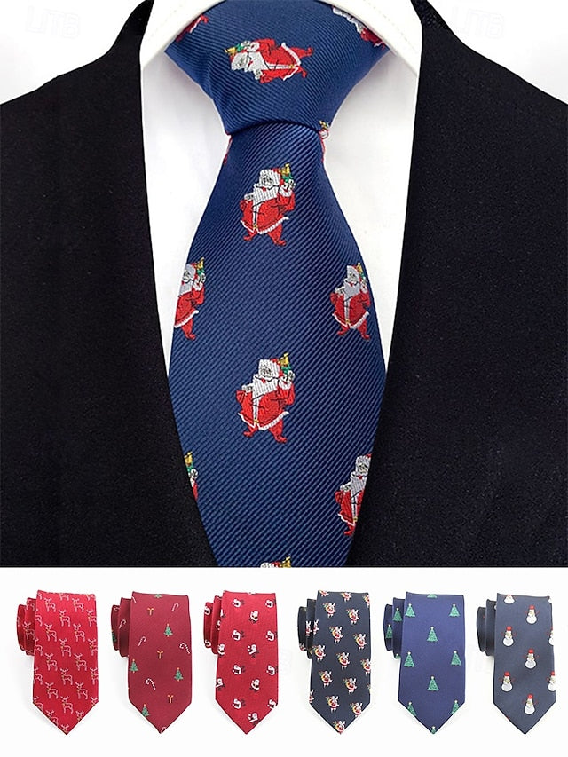 Christmas Santa with Necktie Men's